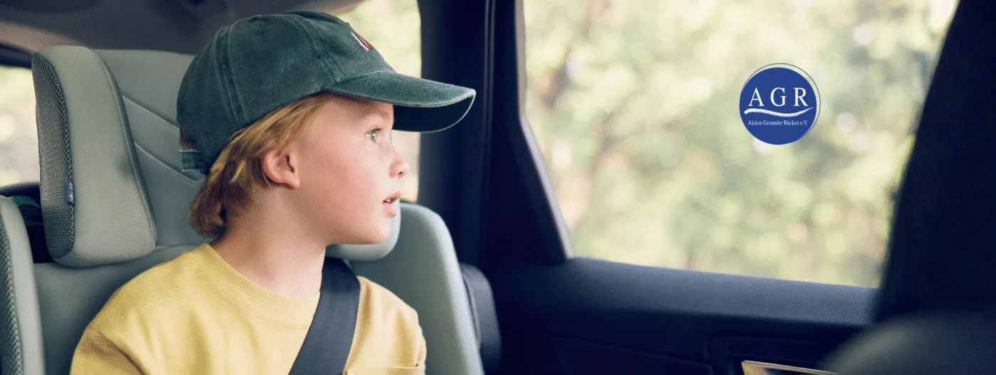 Axkid AGR-certified car seats for better back support