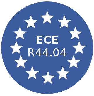 Certificada según la norma ECE R44/04